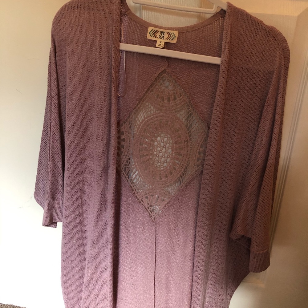 Pink rose Cardigan